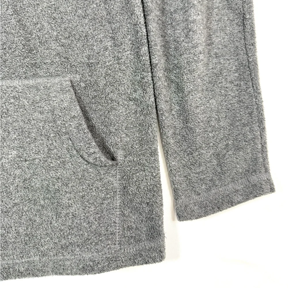 THE CHILDREN'S PLACE Boys' Grey Microfleece‎ Quarter Zip Jacket Size XXL (16)